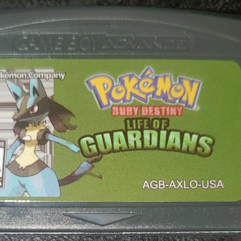 Pokemon Ruby Destiny Life of Guardians GBA ROM Hack Game Custom Gameboy Advance
